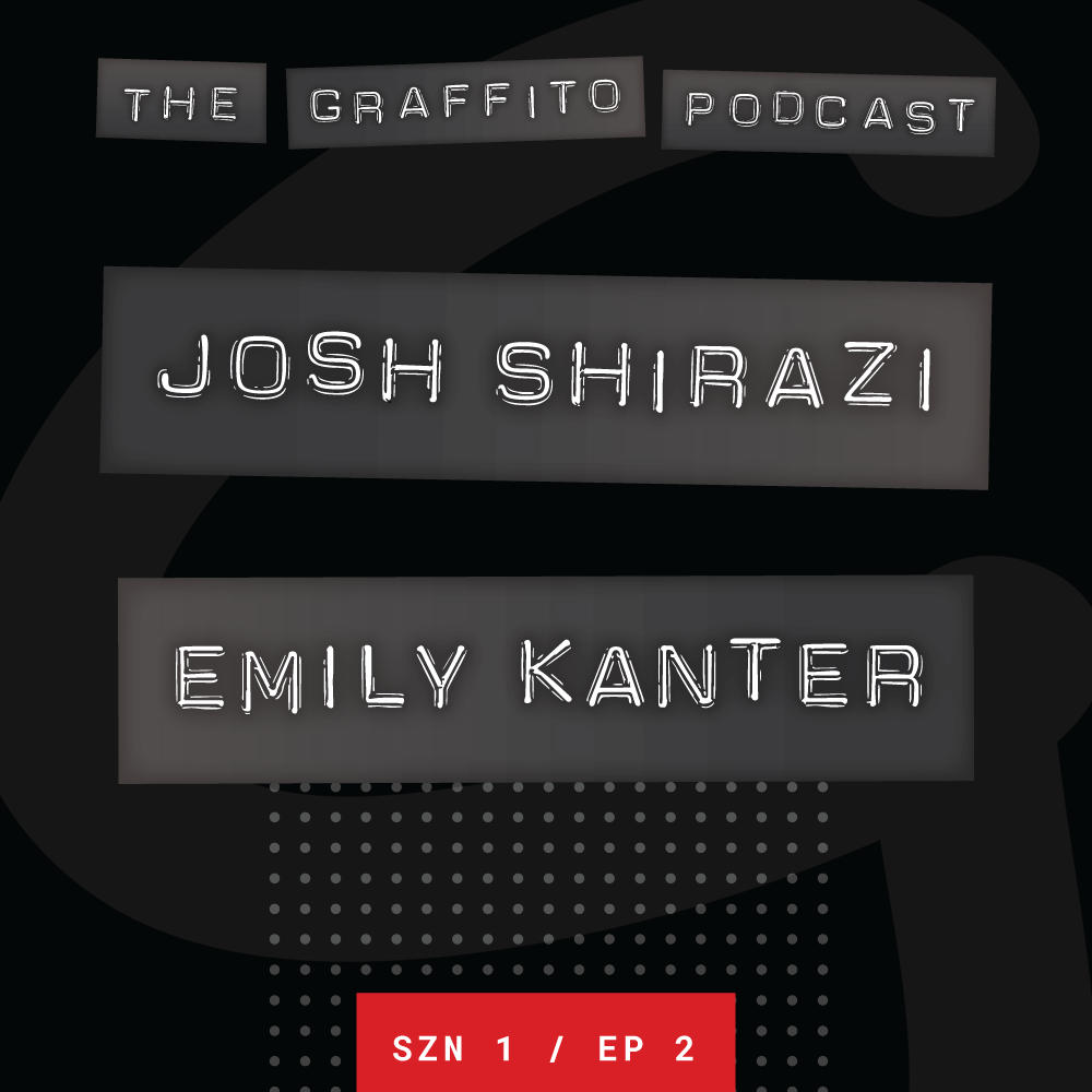 In episode 2 of The Graffito Podcast, we interview Josh Shirazi from Shirazi Distributing and Emily Kanter from Cambridge Naturals.