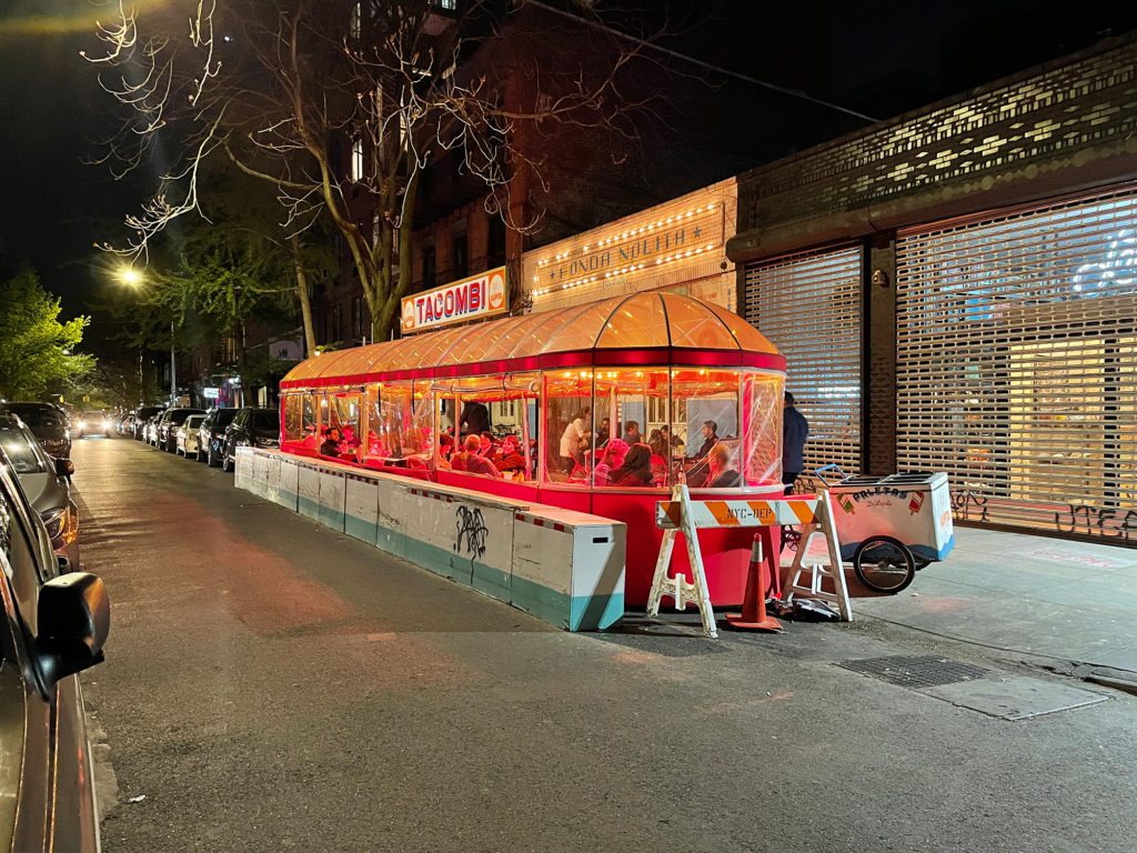 Parklets are having their moment in the U.S., thanks to COVID. At a time when many patrons have been hesitant to dine indoors, restaurants have reveled in the additional outdoor space.